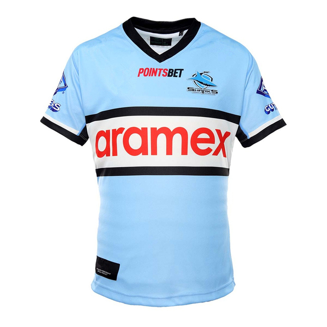 Rugby T-Shirt 2022 Australia CRONULLA SHARKS Home Away Rugby Jersey Retro T-shirt Large Size 5xl