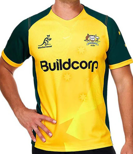 Australian rugby training shirt 2022 home away rugby jersey shirt plus size 5xl custom name and number