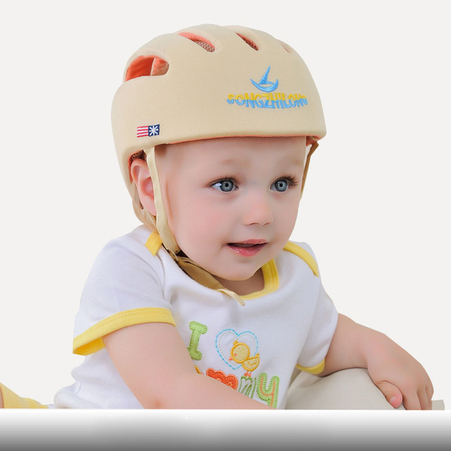 Baby Safety Helmet Head Protection Cotton Infant Baby Anti-Fall Hat for Crawling Baby Helmet Children Learn to Walk Crash Hat