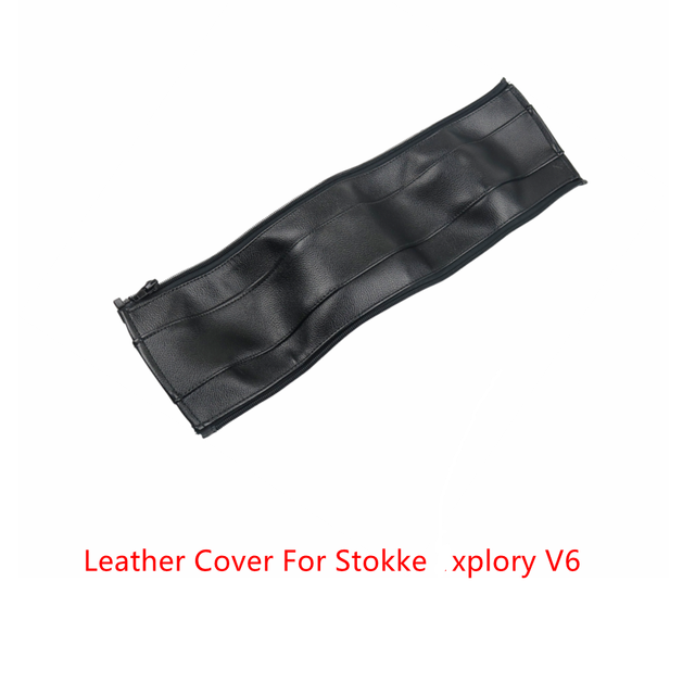 1PC PU Leather Handle Cover For Stokke Xplory V6 Stroller Stroller Bumper Protective Cases Armrest Covers Baby Stroller Accessories