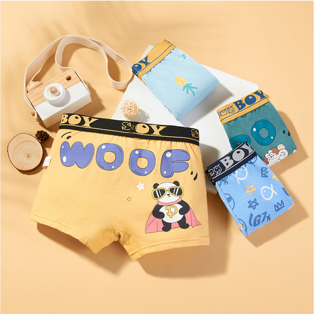 Children's Underwear Kids Cartoon Pants Soft Cotton Underpants Boys Panties Style 4pcs/lot