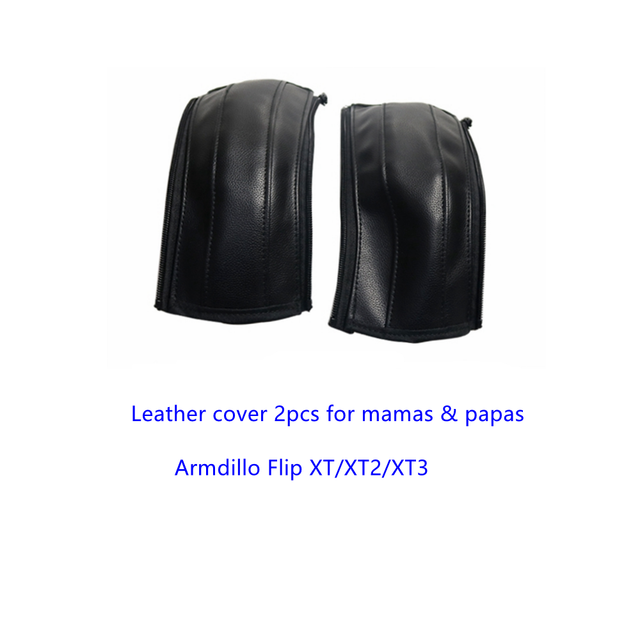 Leather Covers For Amaz and Papas Armadillo Flip XT/XT2/XT3 Stroller Trolley Cart Handle Sleeve Armrest Protective Cover Accessories