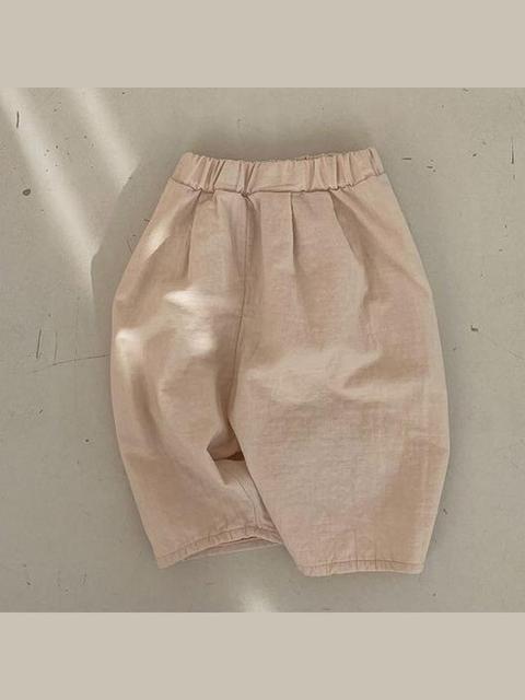 2022 Summer New Baby Loose Casual Cropped Pants Comfortable Mosquito Pants Children Trousers Infant Boys Pants Baby Girl Pants