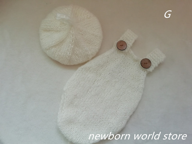 Newborn photography accessories, hat, hat and shorts