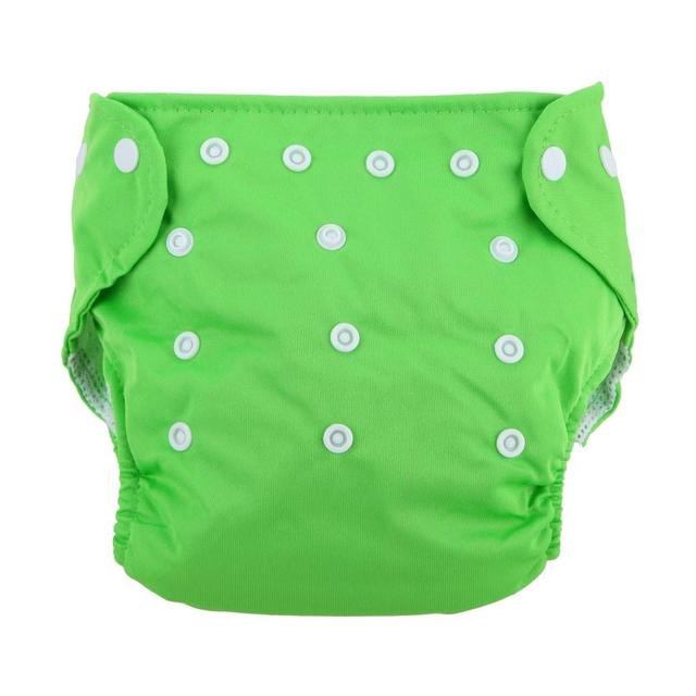 1pc Adjustable Reusable Baby Kids Boys Girls Washable Cloth Diaper Set Reusable Baby Nappies Solid Diaper