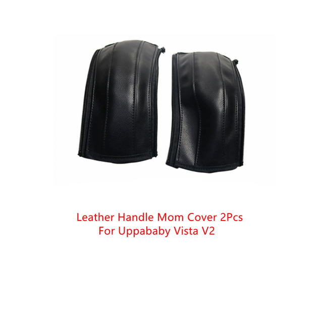 Baby Stroller Leather Armrest Cover for uppababi Vista V2 Handle Bumper Sleeve Case Bar Protective Cover Stroller Accessories