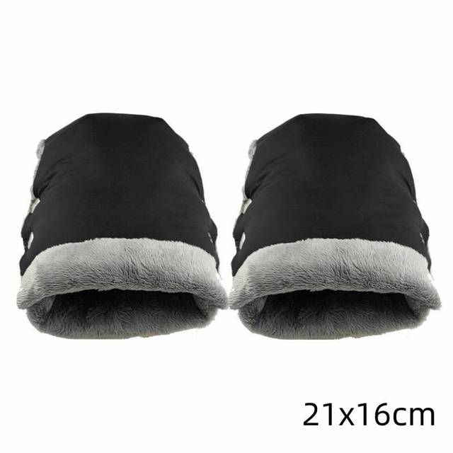 2pcs Winter Warm Stroller Gloves Waterproof Gloves Stroller Accessory Stroller Mitten Winter Warm Pram Gloves Hand Muff Mitten Baby