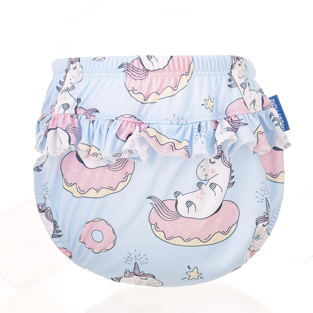 Happyflute - Newborn Lace Printed Cloth Diapers, 3 Sizes, Leakproof, High Quality, Swimming Diapers