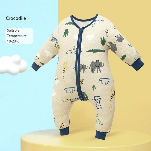 Baby Sleeping Bag Cartoon Infantil Spring Autumn For Cotton Toddler Sleeping Bag Baby Bed Slapzack Soft Kids Pajamas Jumpsuit