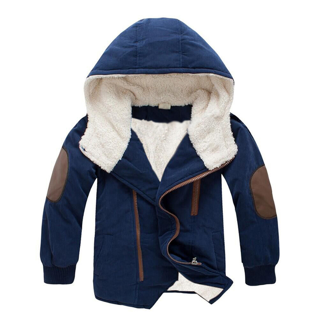 Children Outerwear Sporty Warm Coat Kids Clothes Windproof Thicken Boys Cotton Padded Coats Autumn Winter 3-12T JYF