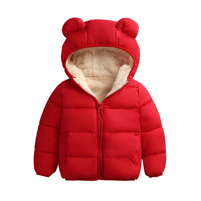 Winter Baby Girls Sweater Coats Fashion Boys Cute Ear Hooded Sweaters 2021 Autumn Baby Clothes Infant Tops Outerwear JYF