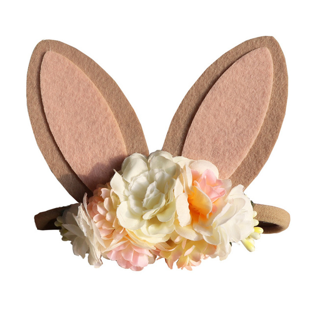 Big Ears Rabbit Headband Kids Easter Gift Bunny Easter Party Welcome Spring Happy Easter Home Decor Girl Rabbit Decor