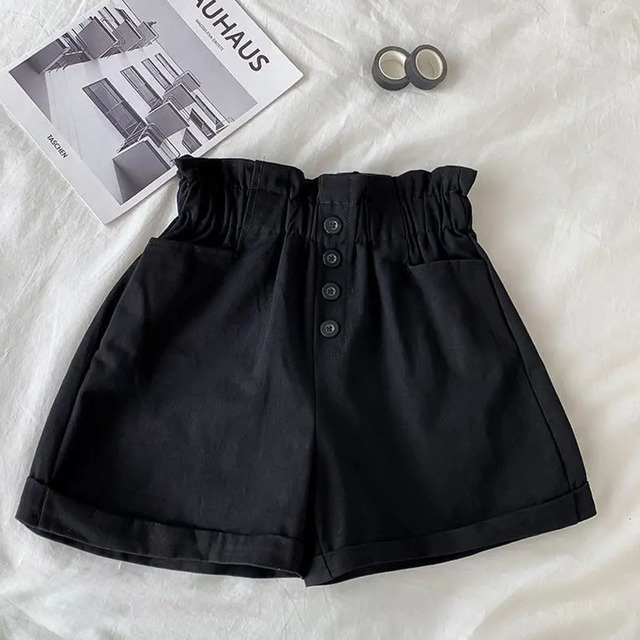 Girl Summer Short Pant Button Teen Girls Solid Shorts Kids Shorts For Girls Fashion Kids Clothes Teenager Casual Clothes