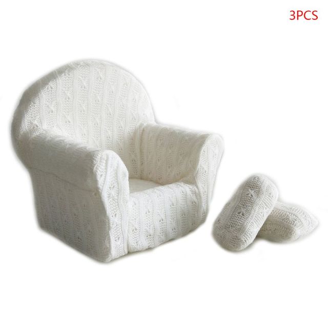 3pcs/set Newborn Baby Posing Mini Sofa Arm Chair Pillows Infant Photography Props Photo Accessories