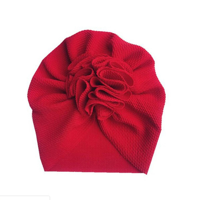 Baby Headbands Baby Headwear Toddler Flower Turban Hats Babe Caps Elastic Kids Bonnet Hair Accessories