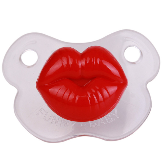 Silicone Funny Nipple Dummy Baby Soother Joke Prank Toddler Pacy Orthodontic Nipples Teether Baby Pacifier Care