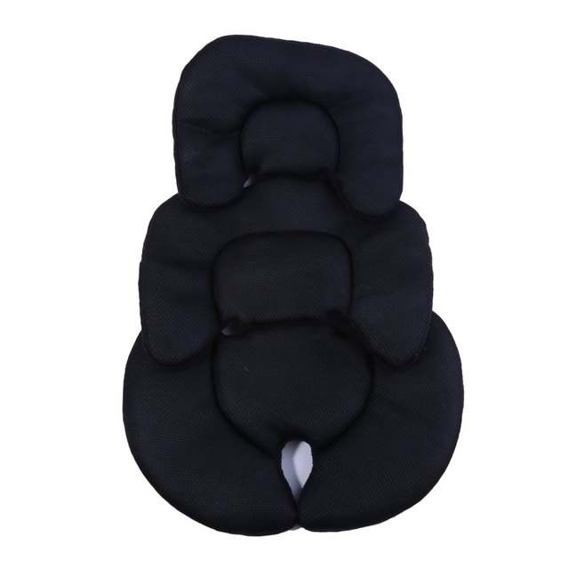 Baby Stroller Cushion Car Seat Inserts Baby Head Support Neck Pillow Mattress Breathable Mesh Liner Thermal Stroller Mat