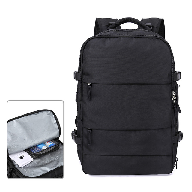 15.6 inch Laptop Backpack for Teenage Girls with USB Port Independent Shoe Bag Travel Business Outdoor Backpack