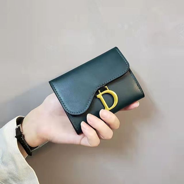 2021 new designer famous brand D style ladies wallet leather card bag all-match temperament women handbag