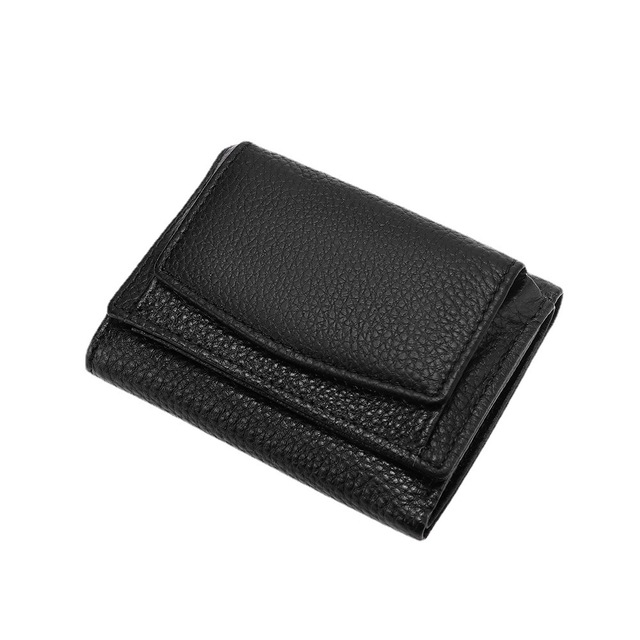 2022 News Japanese Leather Lady's Wallet Personalized First Letter Hot Stamping Card Bag Short ins Hot Leather Zero Wallet