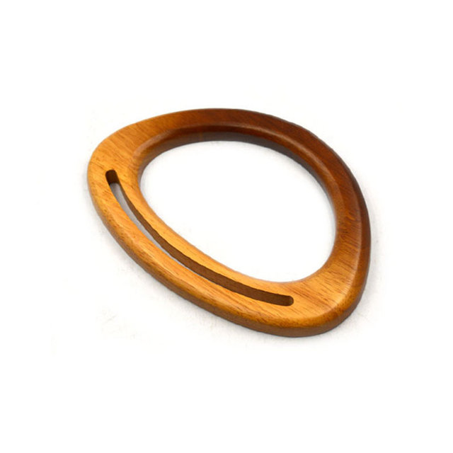 Bag Handmade Fashion Bag Handle Accessory D Shape Wood DIY Environmental Light Circle Wooden Wooden Handle Hand in Hand