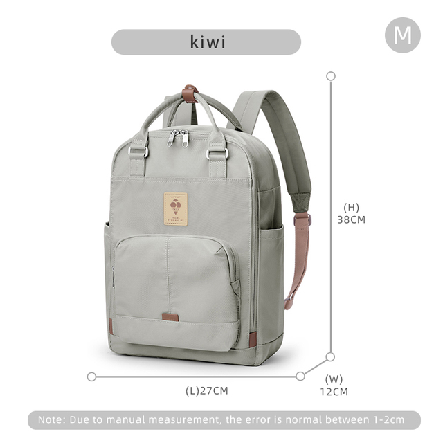 TUYU Original Designer Backpack Women Girls Travel School Shoulder Bag Large Capacity Waterproof Nylon Laptop Book Storage 15L