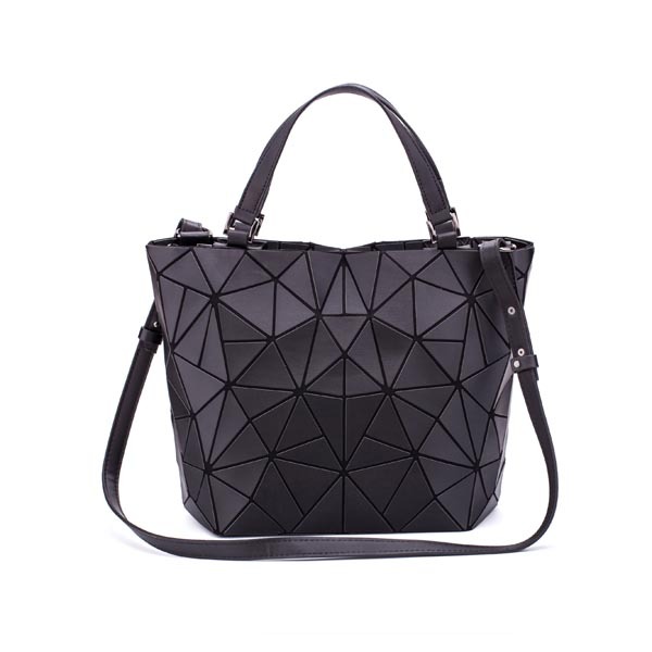 Women's Handbag Geometric Quilted Diamond Tote Bag Shoulder Bag Laser Plain Foldable 2020