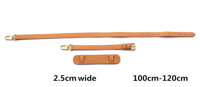 Bag Strap 100% Genuine Leather Strap for Designer Brand Shoulder Messenger Bag Strap Oxidation Cowhide Bag Accessory Parts