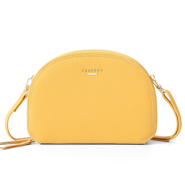 Women Crossbody Bag Fashion Semicircle Saddle Solid Color All-match Comfortable Shoulder Bags For Female Designer Handbags