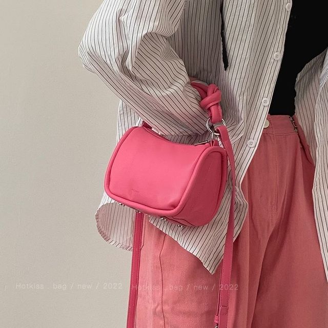 Xiuya casual shoulder bag female 2022 fashion solid candy color crossbody bags for women mini phone handbag women pouch