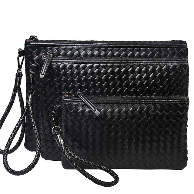 New hand-woven fashionable men's bag, bag, three sizes, simple and atmospheric, handy bag, men's bag