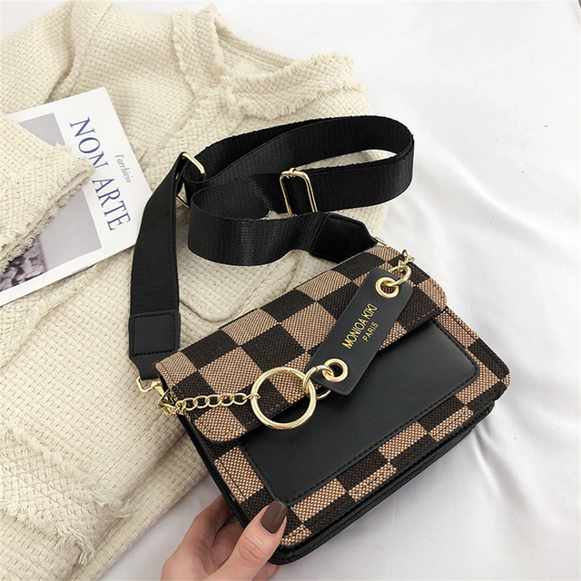 Ladies Fashion Designer Bags Purses High Quality Leather Shoulder Crossbody Messenger Bag For Women Small Luxury Lattice Sack