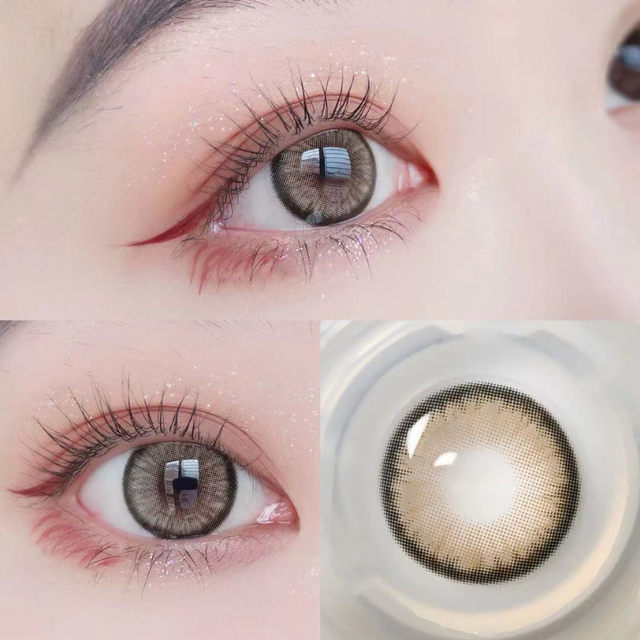 Bio-essence 1 Pair Eye Color Contact Lenses Natural Brown Lenses Cosmetic Fashion Monet Lens Blue Lens Green Eye Contact