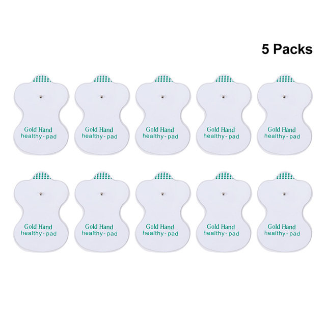 Electrode Pads for TENS Acupuncture Therapeutic Pulse Massager Adhesive Sticker Replacement Patch Massage Pad Conductive Gel