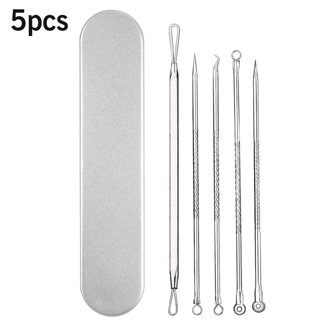 8/7/5pcs Acne Blackhead Removal Needles Black Dots Cleaner Black Head Pore Cleaner Deep Cleansing Tool Face Skin Care Tool