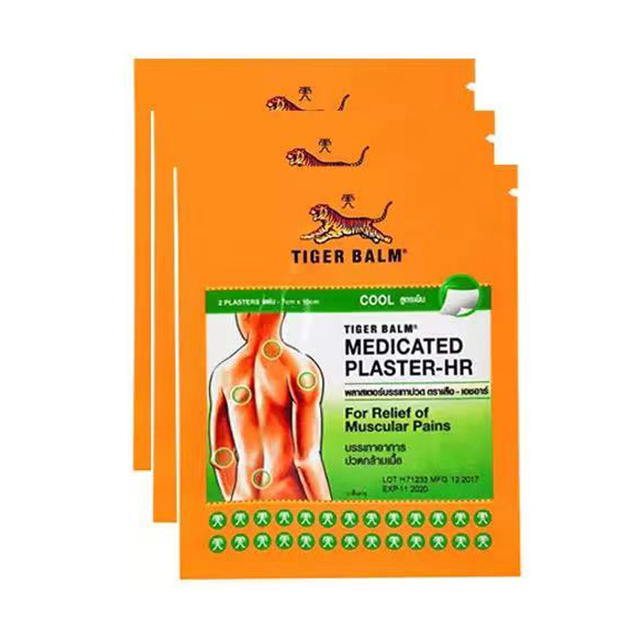 6pcs Red Tiger Balm Patch Shoulder Muscle Pain Arthritis Medical Plasters Back Neck Waist Pain Stiff Pain Relief