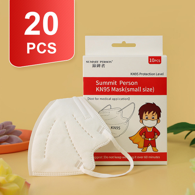 Ninos Mascarilla FPP2 KN95 Mask for Kids 4-13 Old Masky Kinder 5ply Single Pack Security Ffp2