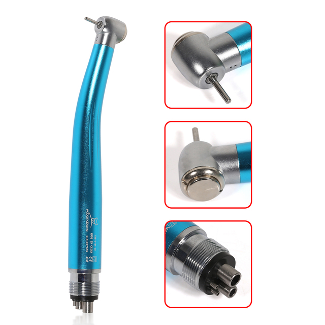 High Speed ​​Dental Handpiece, 2 or 4 Holes, Push Button, Standard Air Turbine, NSK Compatible Rotator/Cartridge