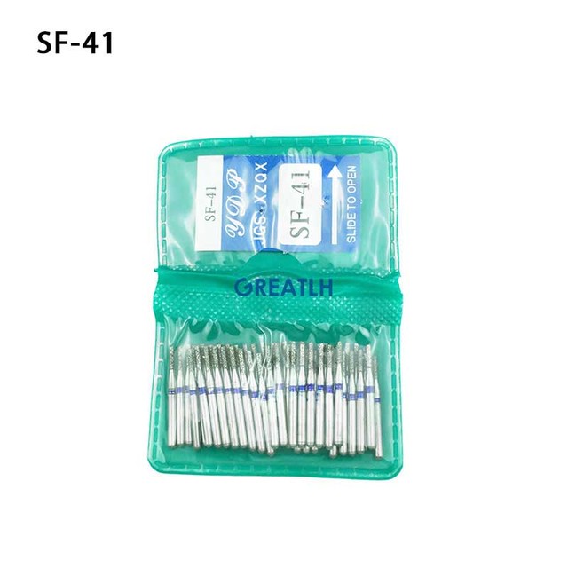 FG Diamond dental burs, high speed, for polishing and smoothing teeth