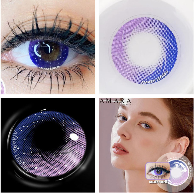 Amara color contact lenses Galaxy Serrisviel annual contact lenses colored eyes eye color lenses