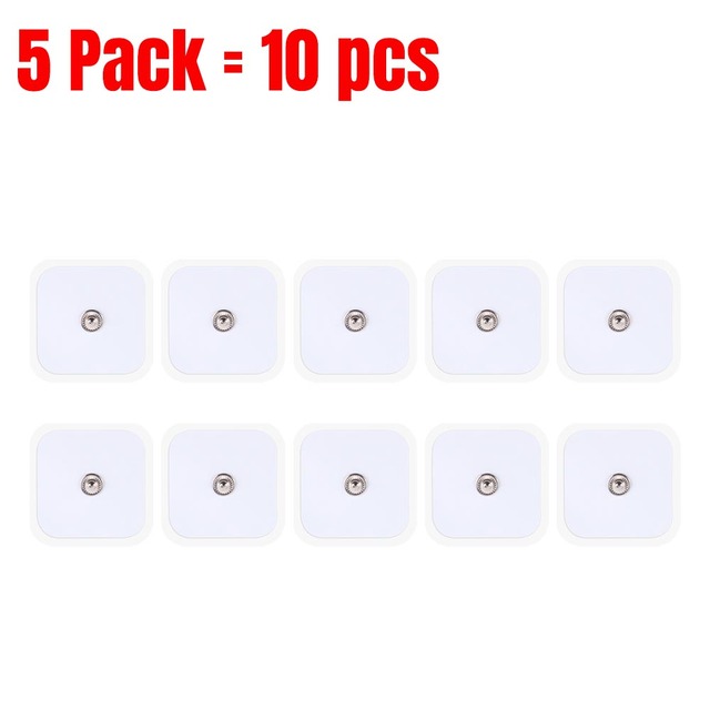 10/20/40/100pcs Tens Electrode Gel EMS Pads Tens Electro Pad Body Acupuncture Therapy Massager Therapeutic Pulse Stimulator