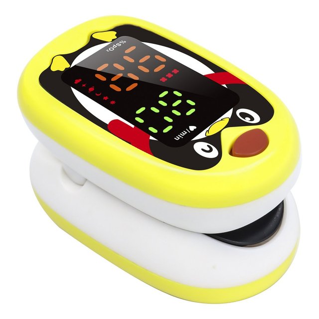 Children Baby Fingertip Oximeter LED Digital Fingertip Pulseometer Blood Oxygen Saturation Meter SPO2 PR Heart Rate Monitor