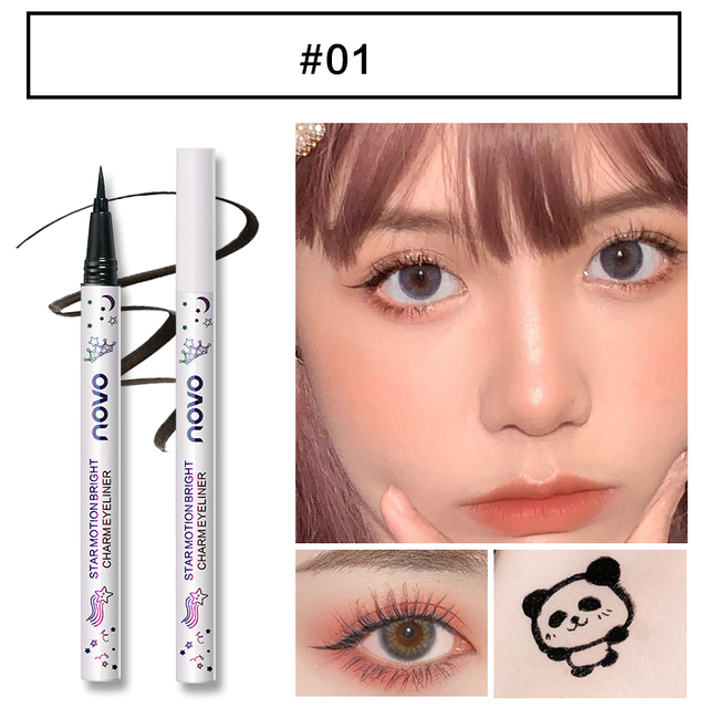 8 Colors New Waterproof Long Lasting Eyeliner Colorful Matte Liquid Eyeliner Pencil Pigment Party Permanent Natural