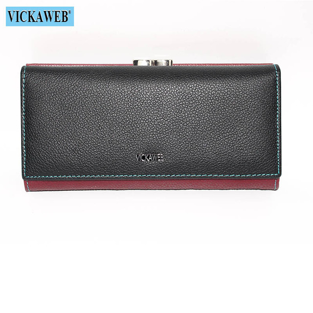 Free Gift Genuine Leather Women Wallet Fashion Rainbow Magnetic Hasp Coin Purse Female Long Ladies Money Clutch Bag WRS-1518