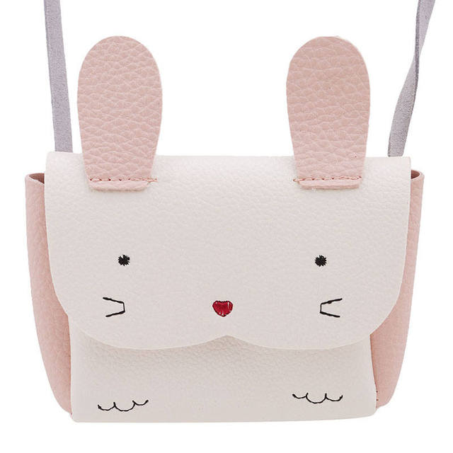 Girls PU Coin Purse Clutch Bag Cute Wallet Kids Rabbit Shoulder Bag Money Pouch Purse Kids Clutch Bag Baby Girls Wallet pochette