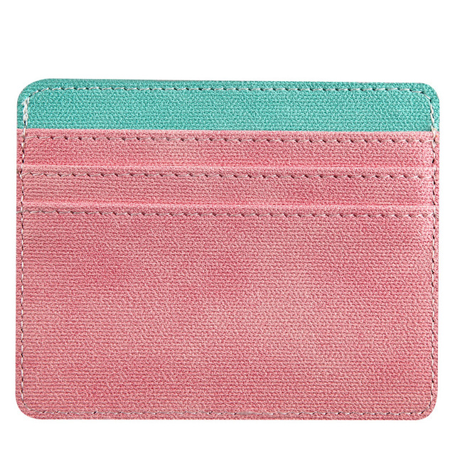 PU thin card holder multi-purpose female student card holder bank card holder credit card holder portable holder