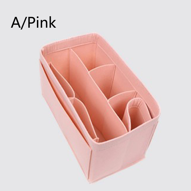 BAMADER Large Medium Small Felt Cloth Insert Bag Organizer Travel Makeup Cosmetic Interior Bag Woman Bag Organize Storage Artifact