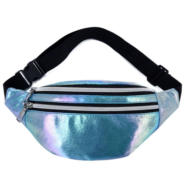 Women Transparent Waist Fanny Pack Belt Bag Travel Hip Bum Wallet Small Chest Phone Pouch