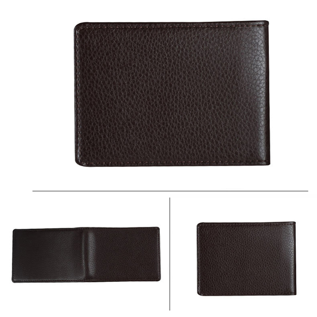 موضة جديدة للرجال محفظة صغيرة محفظة بو الجلود المرأة محفظة صغيرة قابلة للطي رقيقة محفظة محفظة نسائية للعملات المعدنية