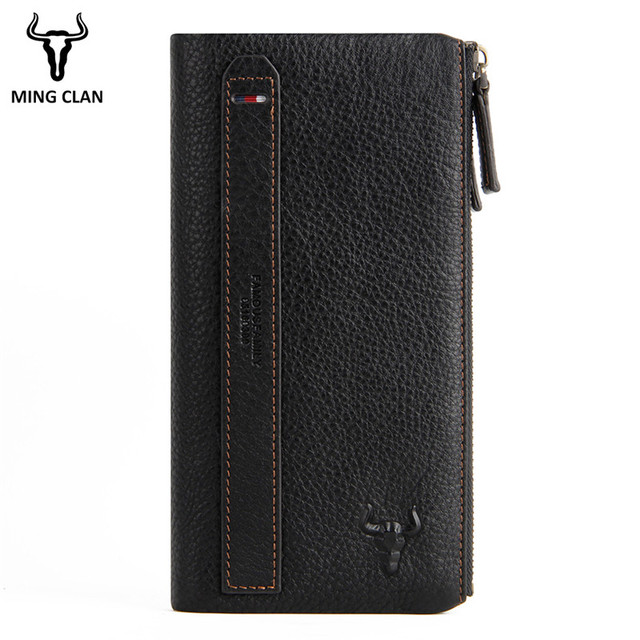 Women Wallet Genuine Leather Female Coin Purse RFID Double Zipper Ladies Long Clutch Bag Credit Card Holder Phone Wallets Woman